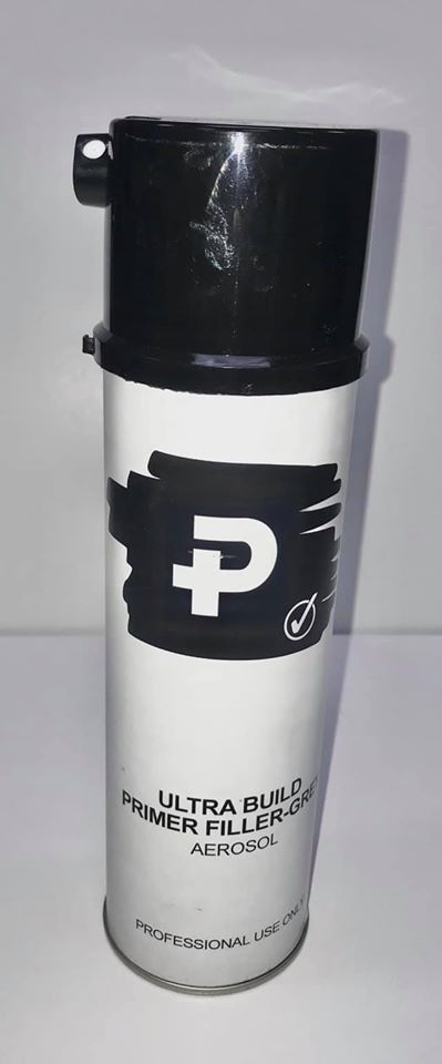 PLUSBUILD 1K HIGH / ULTRA BUILD PRIMER 1K GREY SPRAY 500mL (17oz BUILD