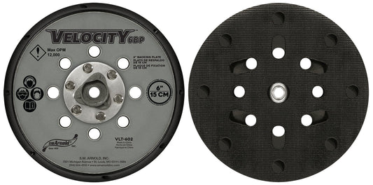 ARNOLD VELOCITY 6in. BACKING PLATE VELCRO VLT-602