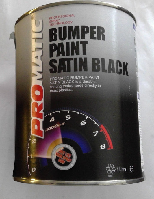 PROMATIC BUMPER PAINT SATIN BLACK