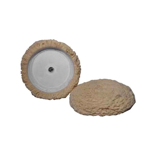 Hi-Tech Industries VELCRO WHITE WOOL BUFFING PAD 7. 5X1 HB175