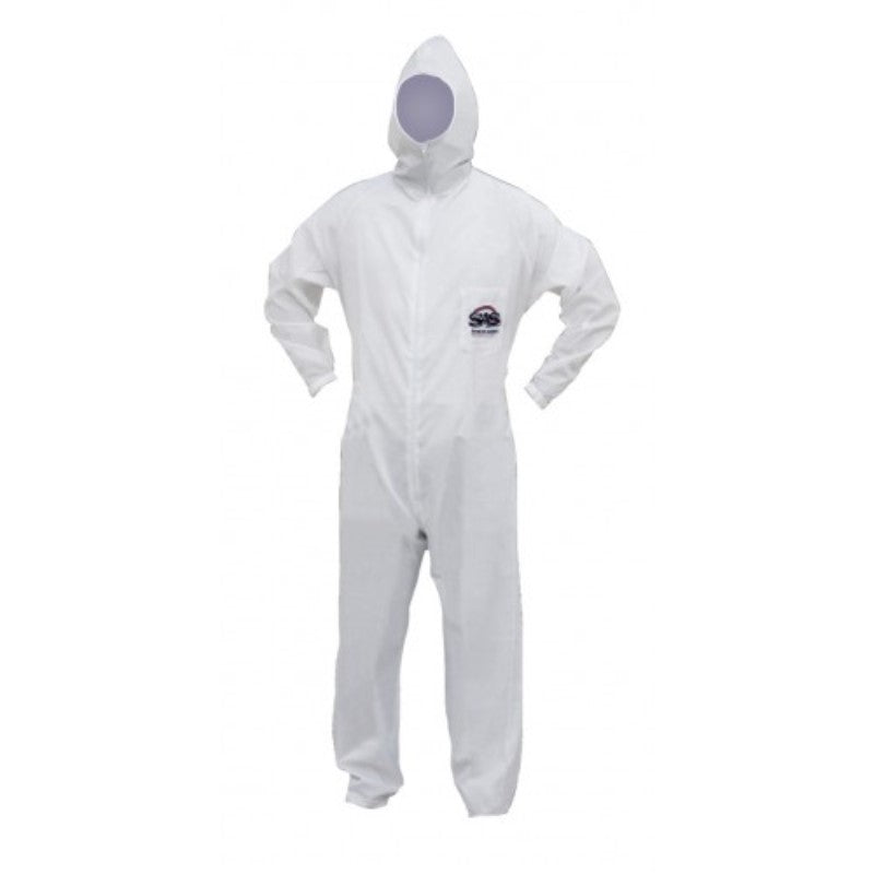 S.A.R. PREMIUM NYLON SPRAY SUITE WHITE X-LARGE (COVERALL) NSSW-XL