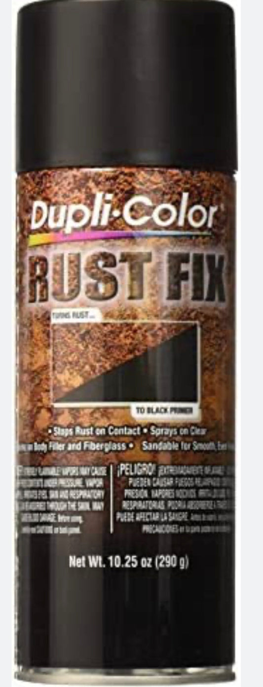 Dupli-Color Rust Fix 10.25 Ounce Black Spray Paint - RF129