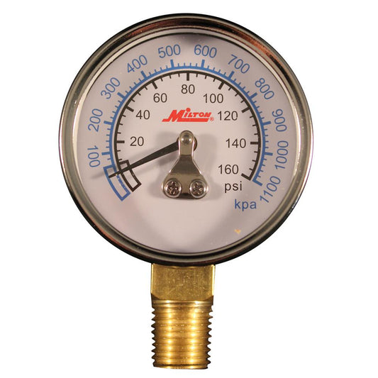Milton® 1/4" NPT Pressure Gauge 1194