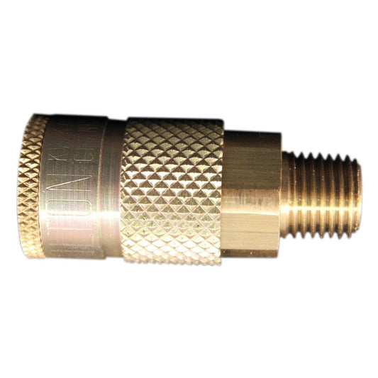 Milton® 1/4" MNPT T-Style Coupler 1/4 MALE T. BODY 786