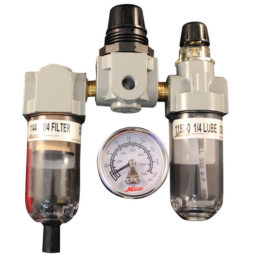 Milton® 1/4" NPT Deluxe FRL Trio  S-1140