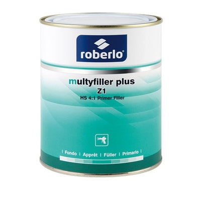 ROBERLO  - MULTYFILLER PLUS Z1 primer filler 4:1-4L Light grey(4L & 1L), Grey and Black