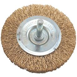 ENKAY 3" WIRE WHEEL COARSE 1/4 SHA, CARDED 1862-c