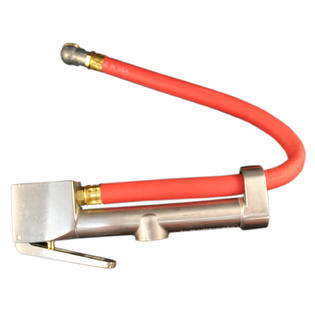 Milton® Single Head Air Chuck Tire Inflator Gauge, 15" Hose 505