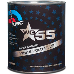 USC  WHITE GOLD SMOOTH PREMIUM BODYFILLER GALON w/BLUE HDNR WG55