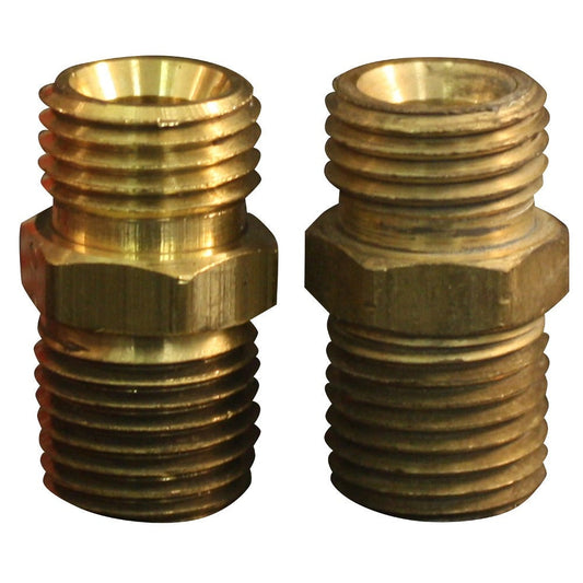 Milton® 1/4" MNPT x 1/4" NPS Hex Nipple Hose Fitting 648