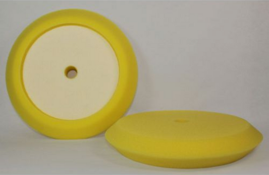 Hi-Tech Industries 9" SLANT YELLOW MEDIUM CUT FOAM PAD HB200