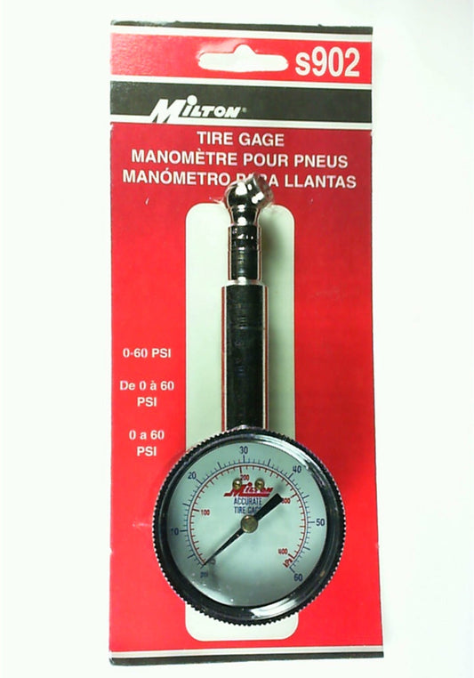 MILTON DIAL TIRE GAGE 0-60 S902